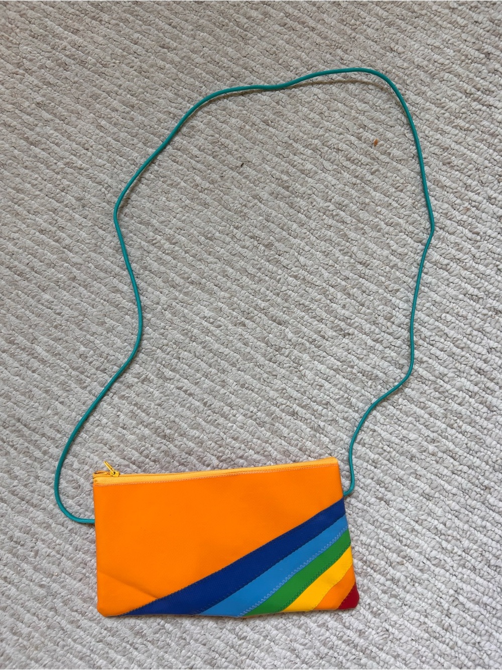 recycled rainbow purse, BNWOT